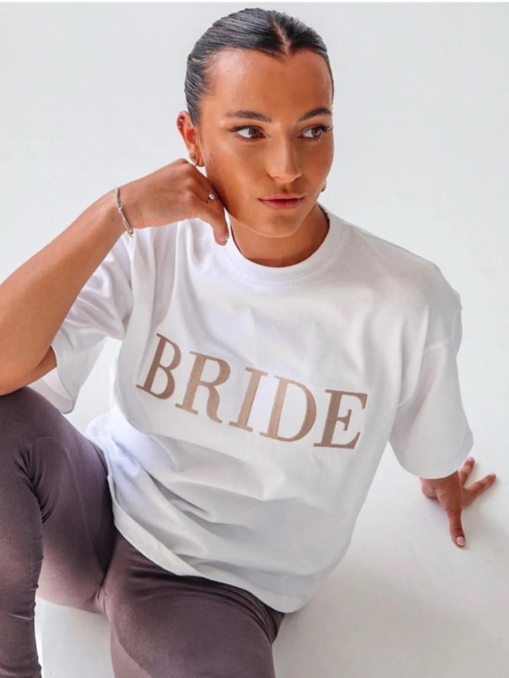Six Stories Embroidered Bride T-shirt